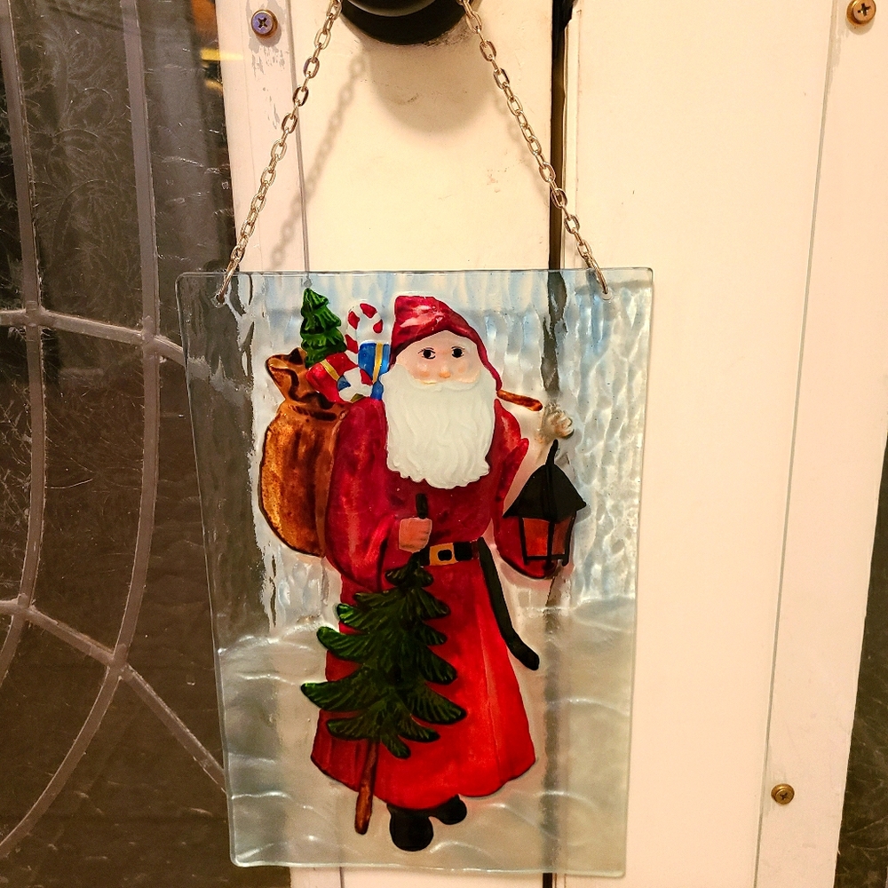 Santa Glass Hanger